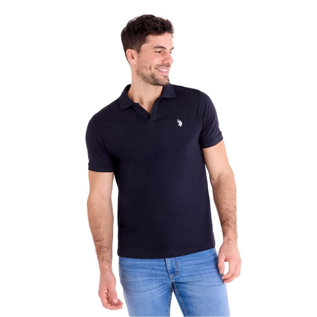 Chemise U.S. Polo Assn. Negra Para Hombre