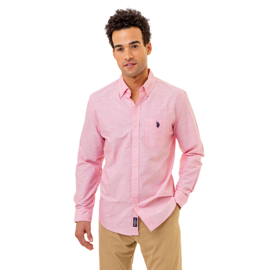 Camisa Polo Manga Larga Para Hombre