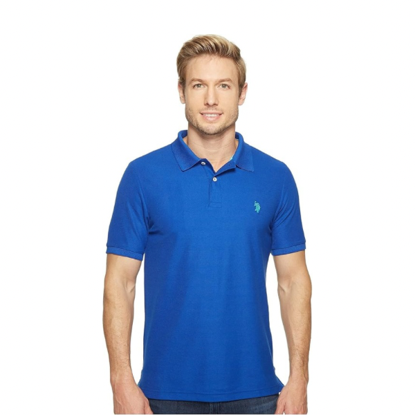Chemise Polo Azul Rey Para Hombre