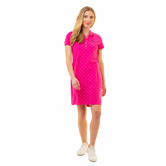 Vestido Polo De Puntos Para Mujer