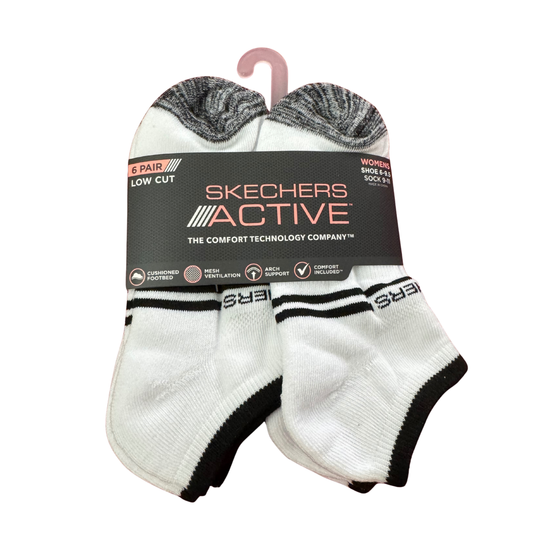 Paquete 6 Pares de Medias Skechers Active