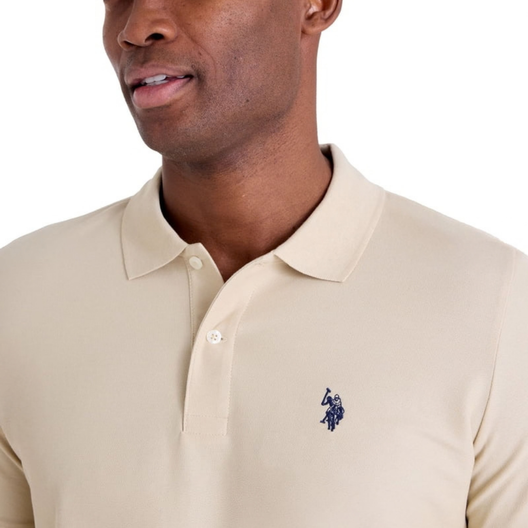 Chemise U.S. Polo Assn. Beige Claro Para Hombre