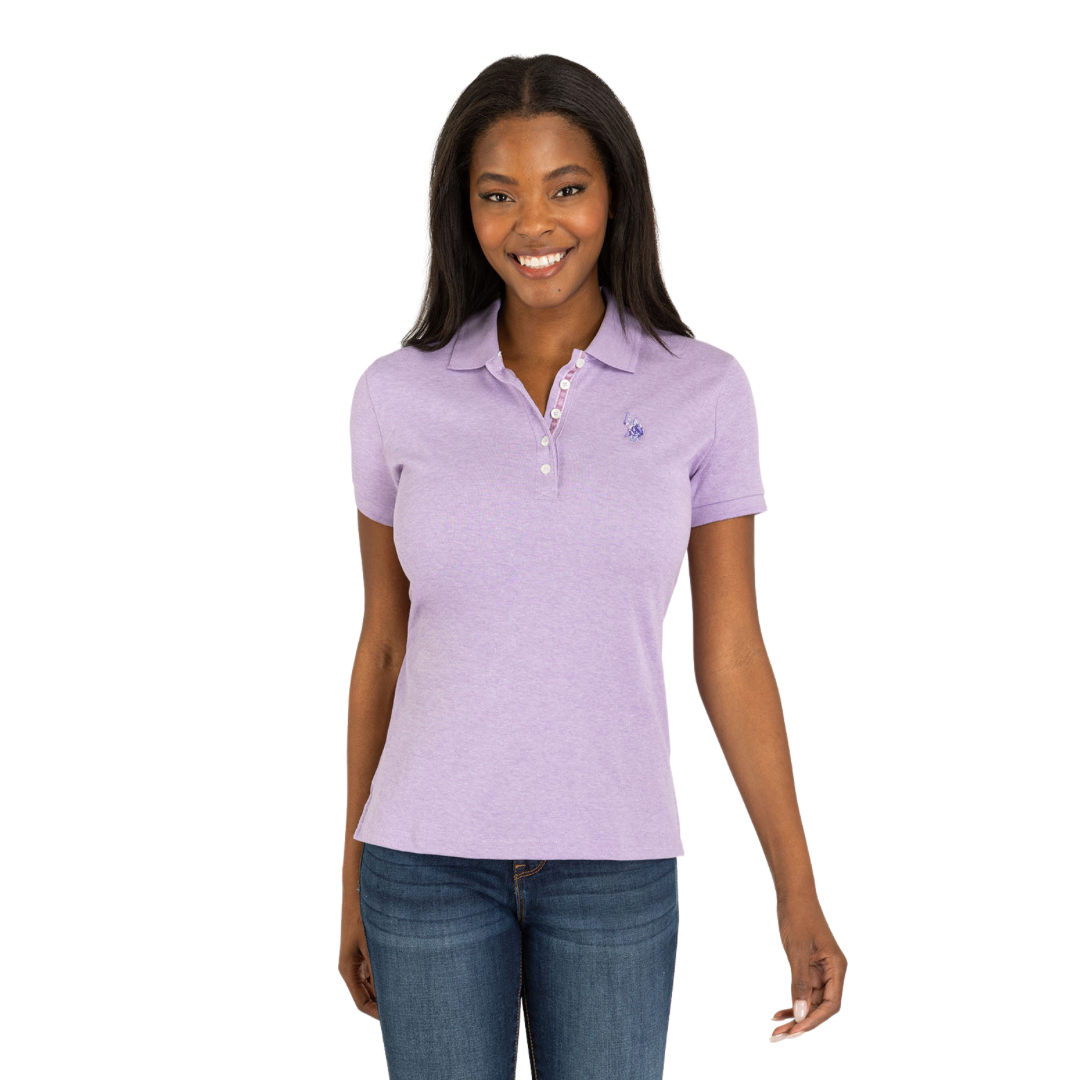 Chemise Polo Básica Para Mujer