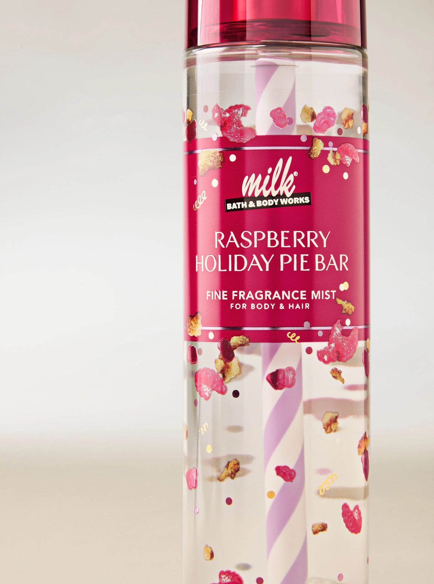 Mist Corporal Milk Raspberry Holiday Pie Bath & Body Words
