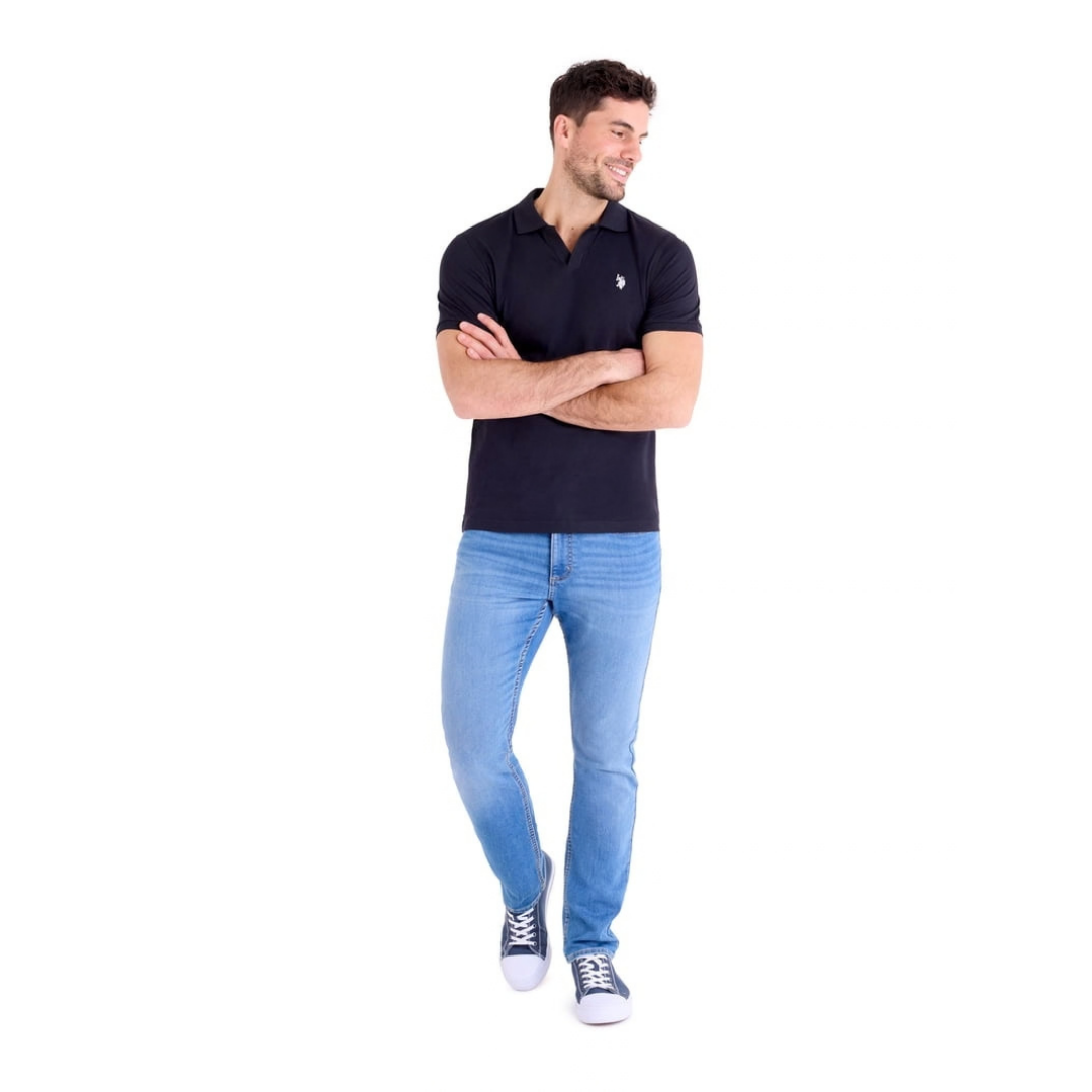 Chemise U.S. Polo Assn. Negra Para Hombre