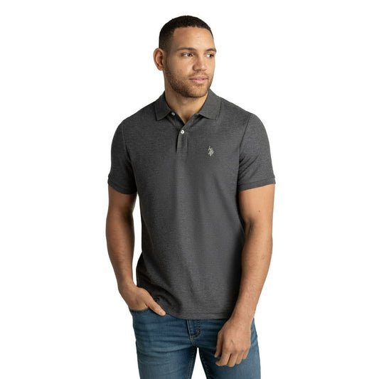 Chemise Polo Para Hombre Gris Oscura