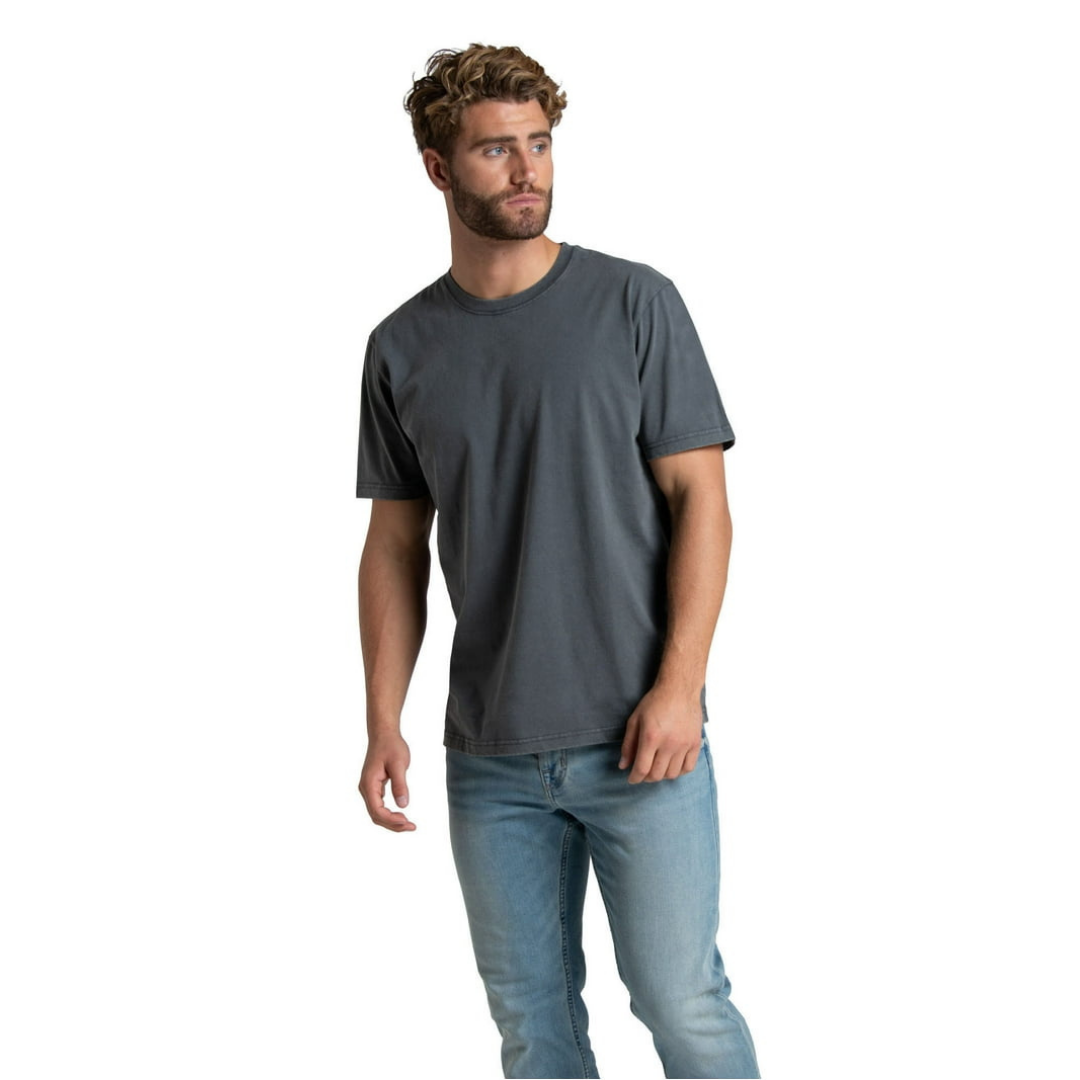 Franela Fruit of the Loom Garment Dyed Gris Carbón Para Hombre