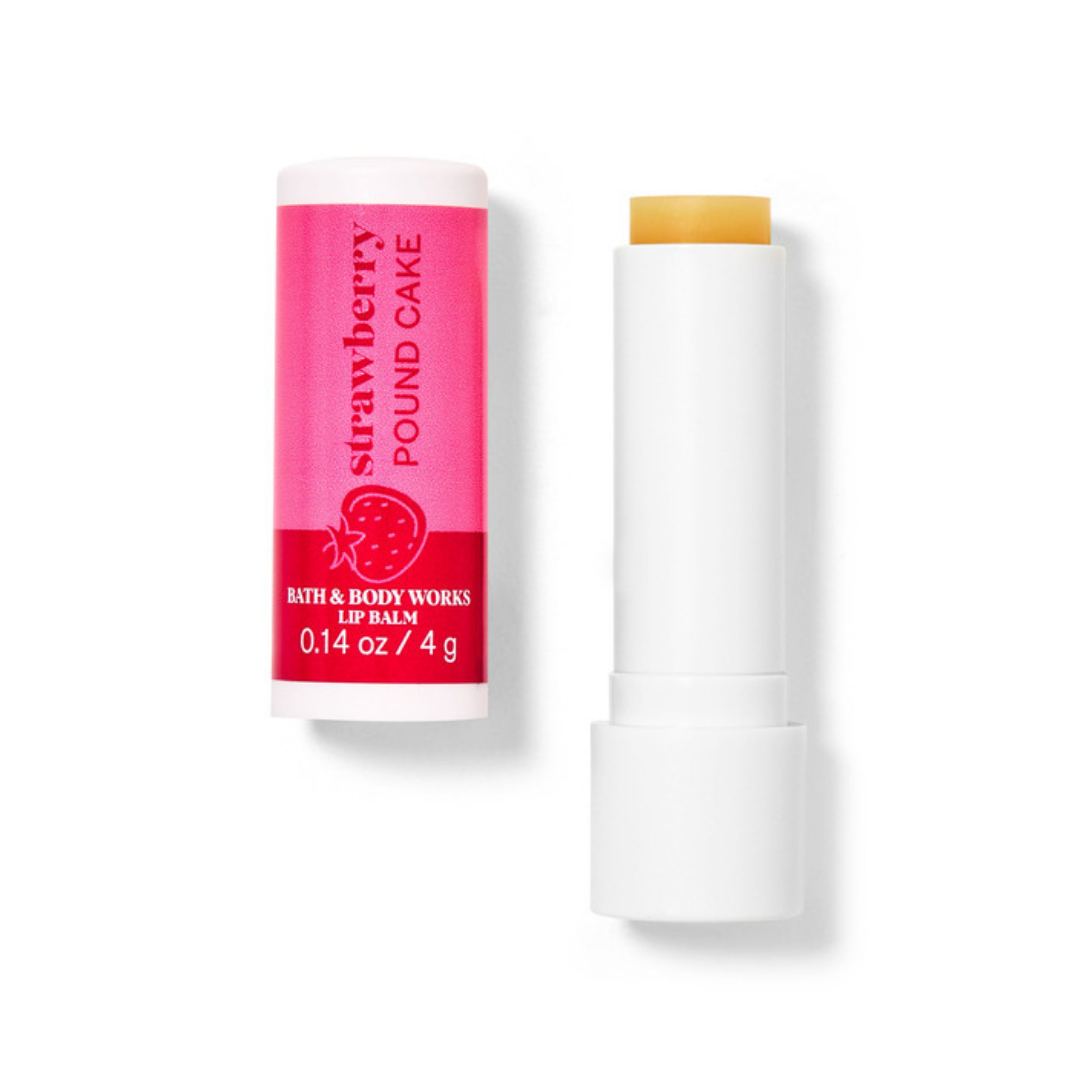 Bálsamo Labial Hidratante Strawberry Pound Cake Bath & Body Works