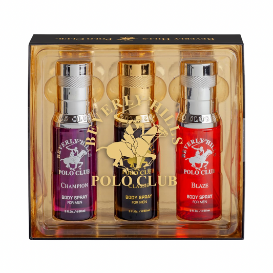 Estuche Perfume Polo 3 Piezas Para Hombre