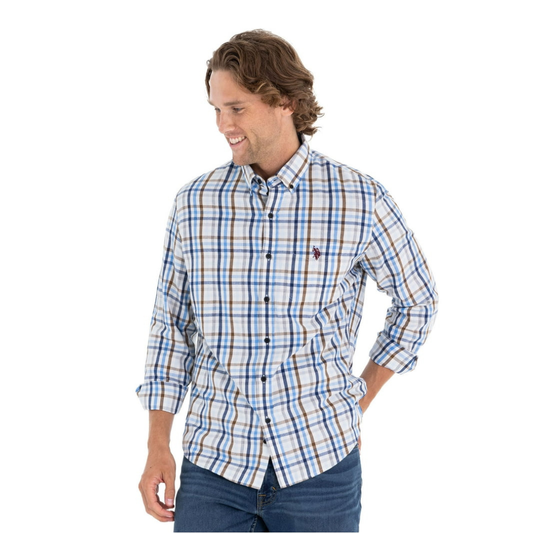 Camisa Polo Manga Larga Para Hombre