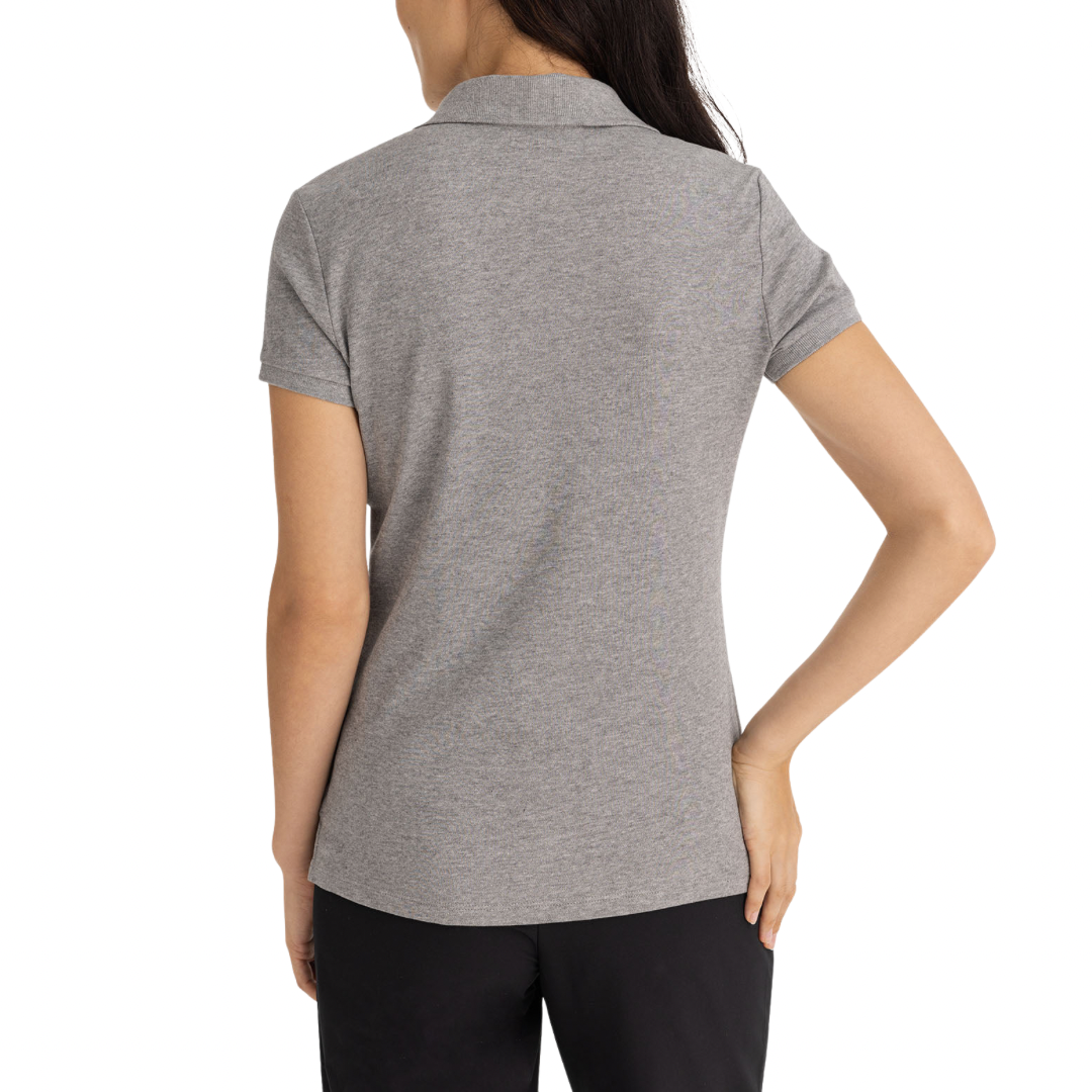 Chemise Polo Gris Para Mujer