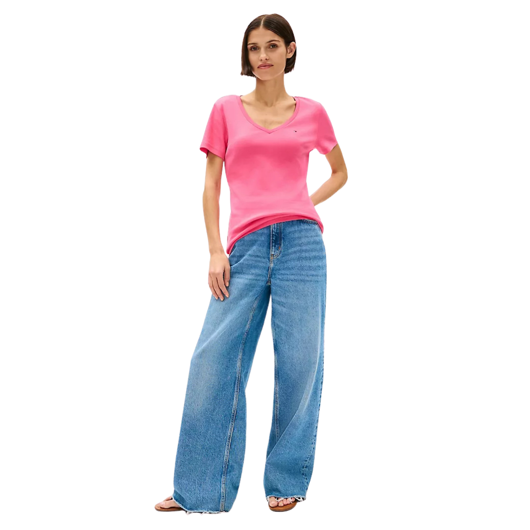 Franela Tommy Hilfiger Fucsia Para Mujer