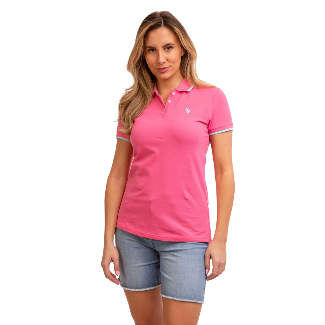 Chemise Polo Bordes Para Mujer