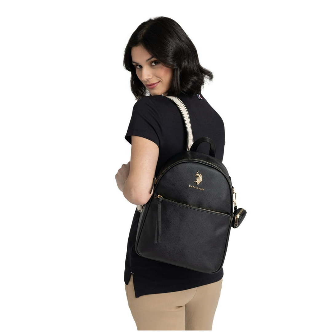 Bolso Polo Con Mini Bolso Negro