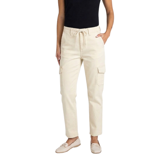Pantalón Cargo Beige Polo Para Mujer
