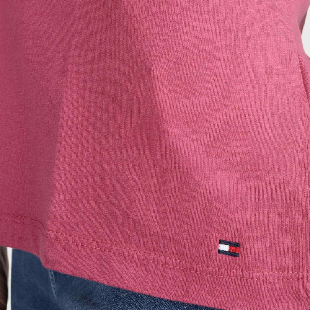 Franela Tommy Hilfiger Rosa Fuerte Para Mujer