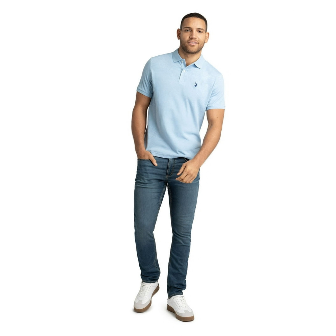 Chemise U.S. Polo Assn. Azul Claro Jaspeado Para Hombre