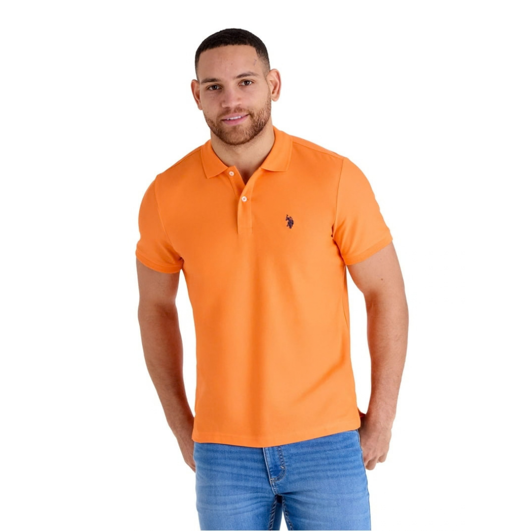 Chemise U.S. Polo Assn. Naranja Para Hombre