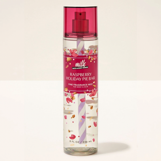 Mist Corporal Milk Raspberry Holiday Pie Bath & Body Words