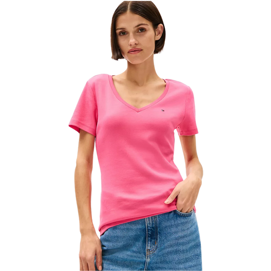 Franela Tommy Hilfiger Fucsia Para Mujer