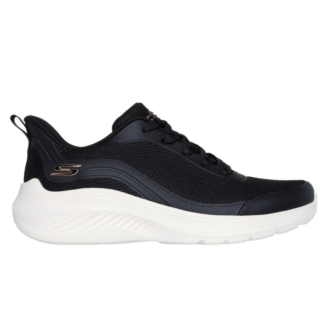 Zapatos Skechers BOBS Sport Squad Waves Negro Estilo y Confort Superior