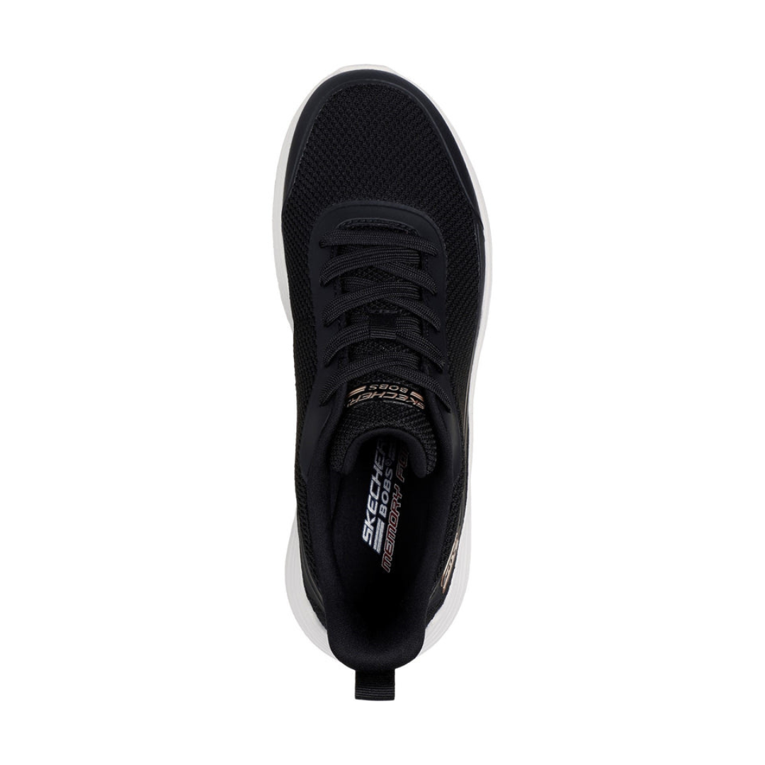 Zapatos Skechers BOBS Sport Squad Waves Negro Estilo y Confort Superior