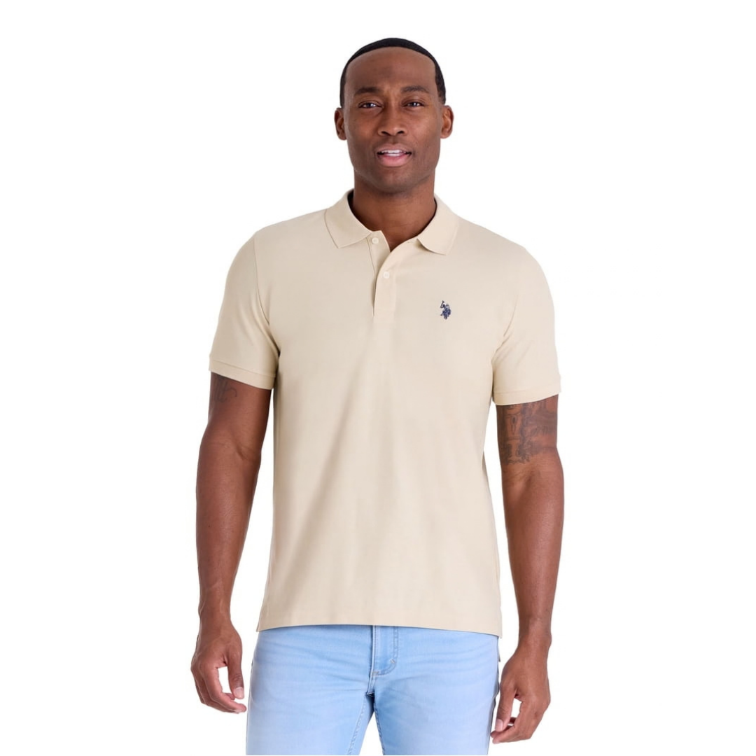 Chemise U.S. Polo Assn. Beige Claro Para Hombre