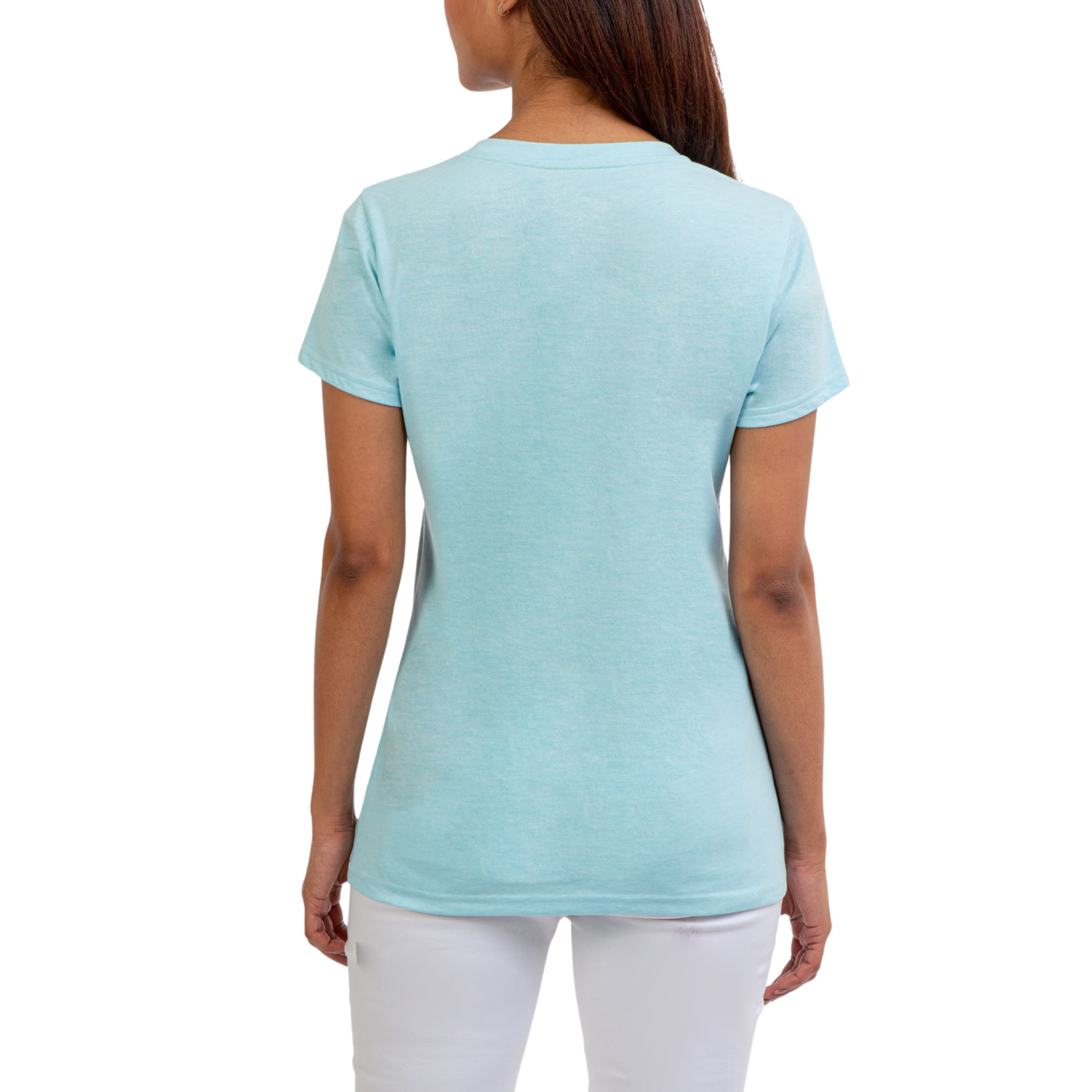 Franela Polo Cuello En V Para Mujer