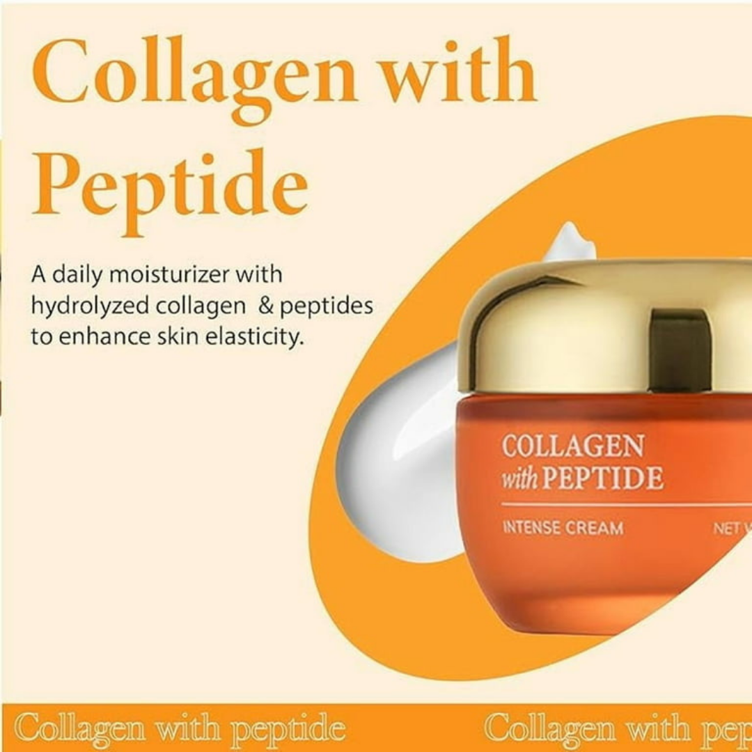 Collagen with Peptide Intense Cream 50g / Crema Facial Intensa con Colágeno y Péptidos