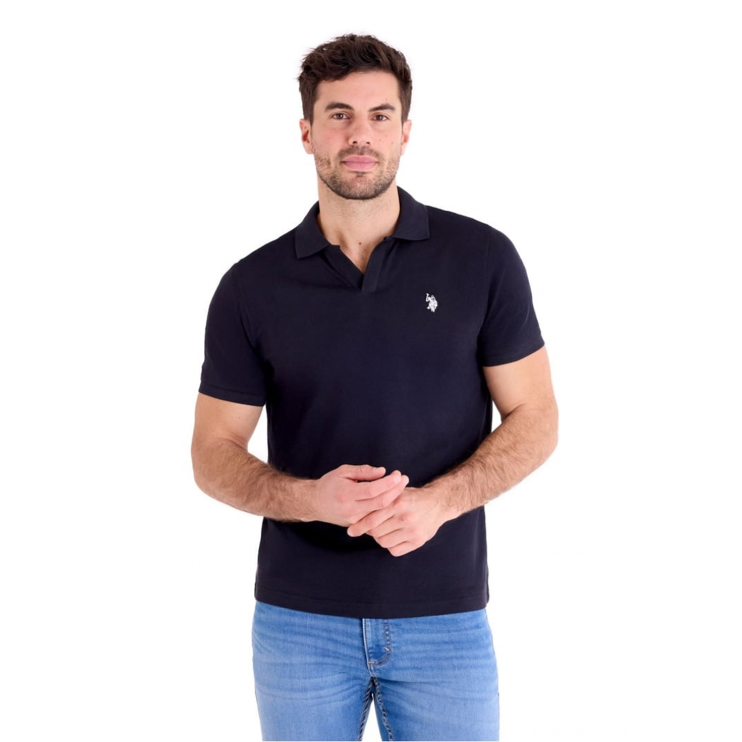 Chemise U.S. Polo Assn. Negra Para Hombre