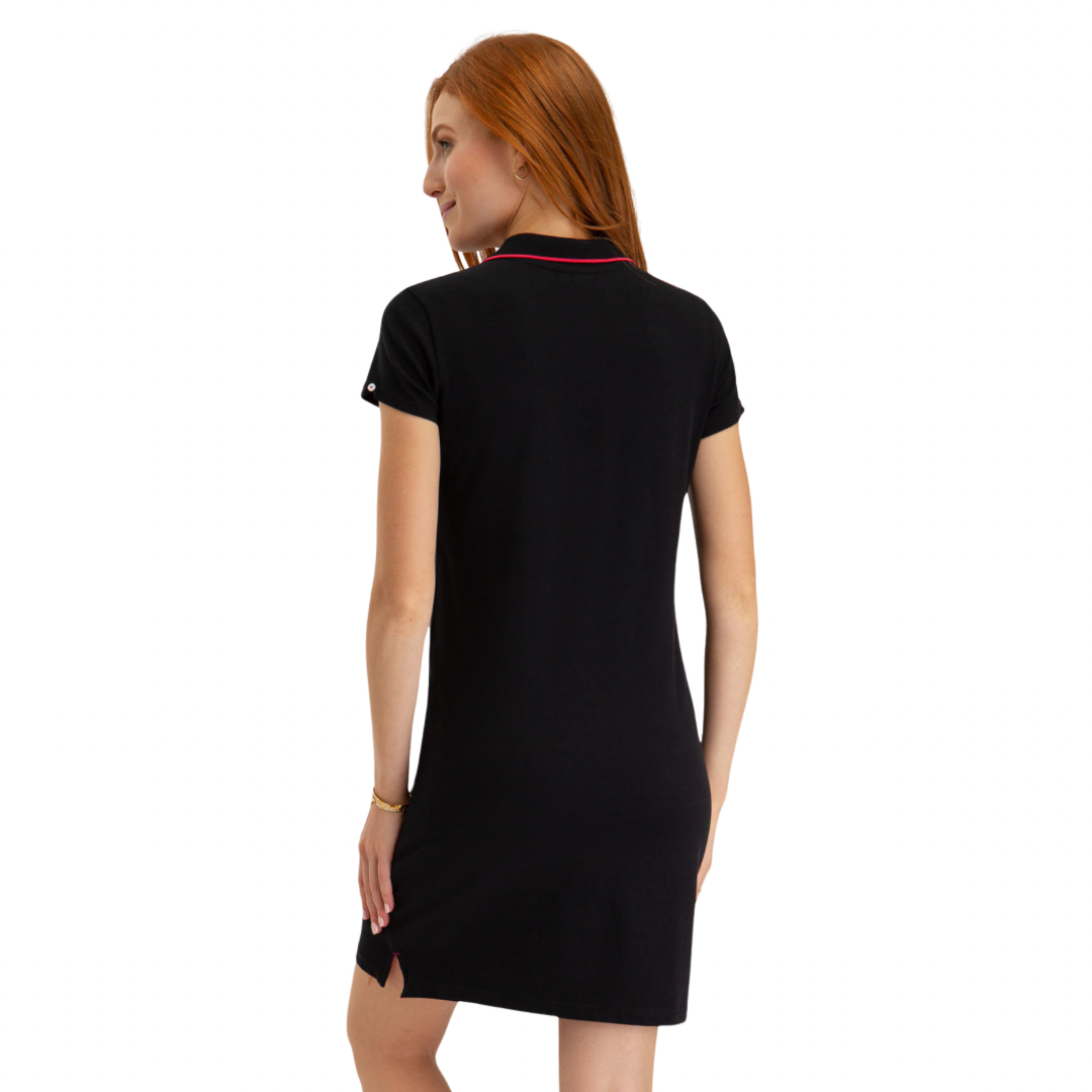 Vestido Polo Con Bordes Para Mujer