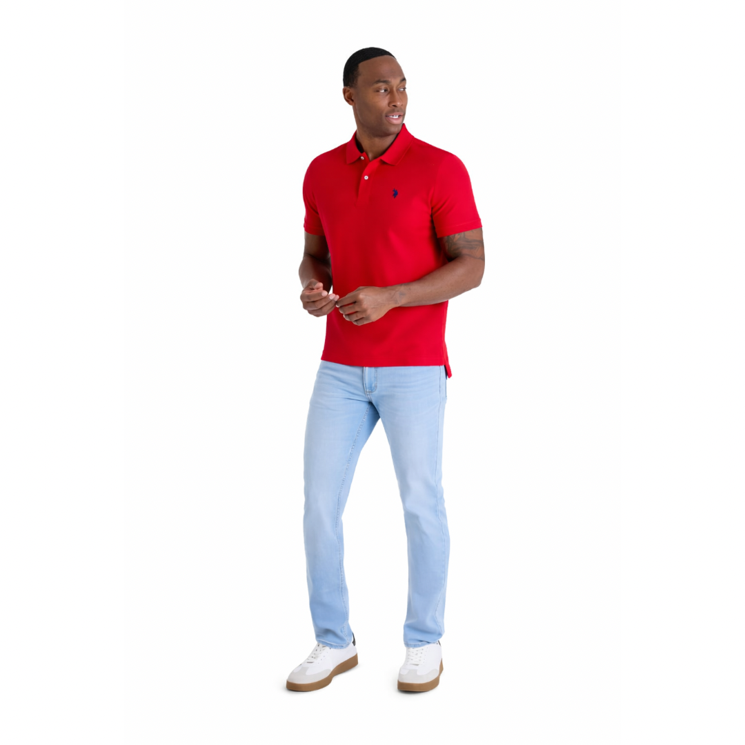 Chemise Polo Roja Para Hombre