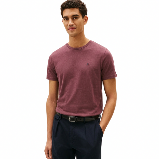 Franela Tommy Hilfiger Vino Tinto Para Hombre