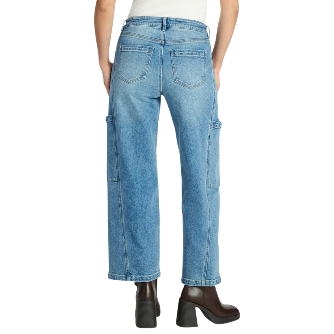 Jeans Vaqueros Rectos Estilo Skater Azul Claro Madden NYC