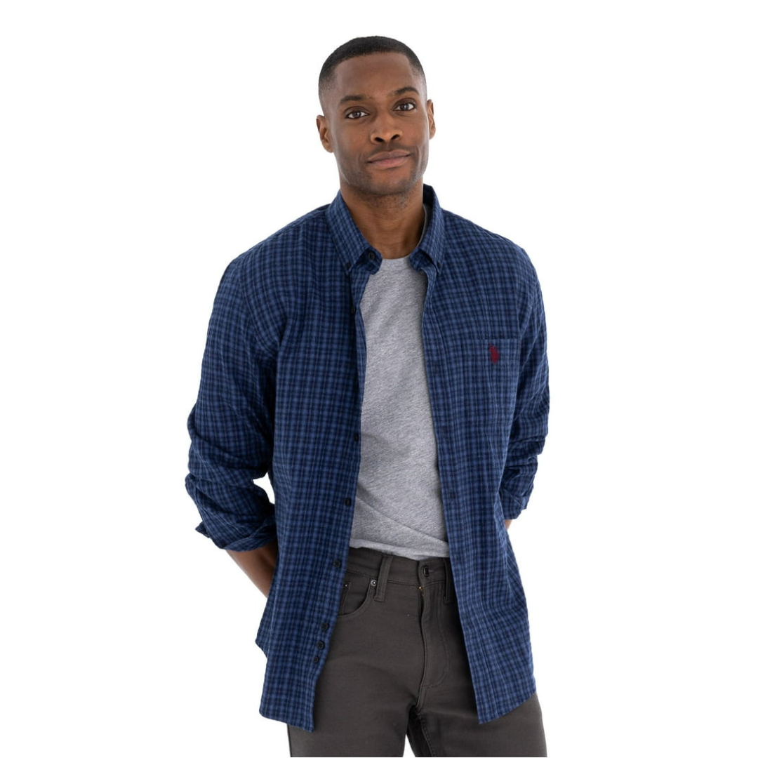 Camisa Polo Manga Larga Para Hombre