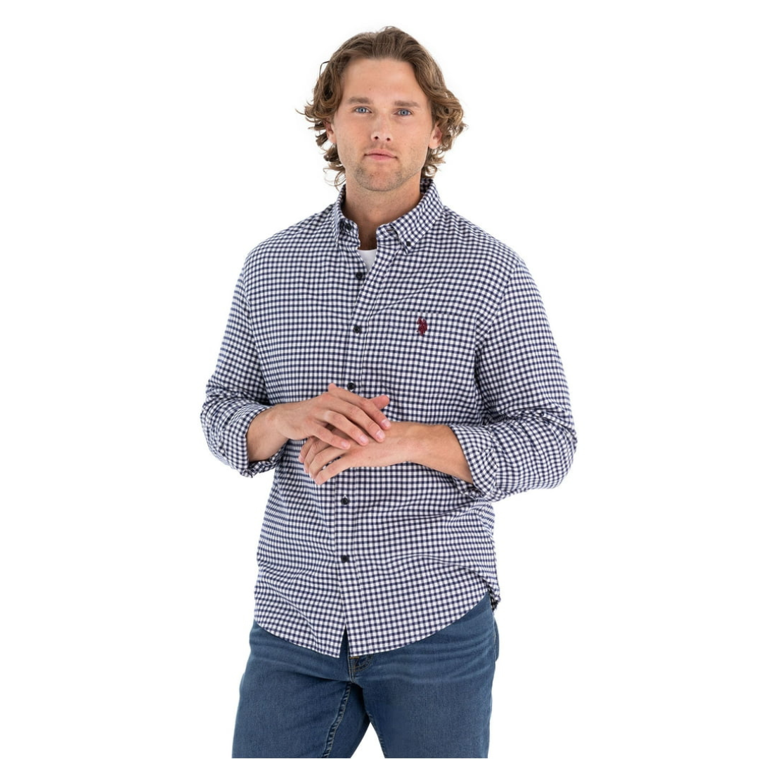 Camisa Polo Manga Larga Para Hombre