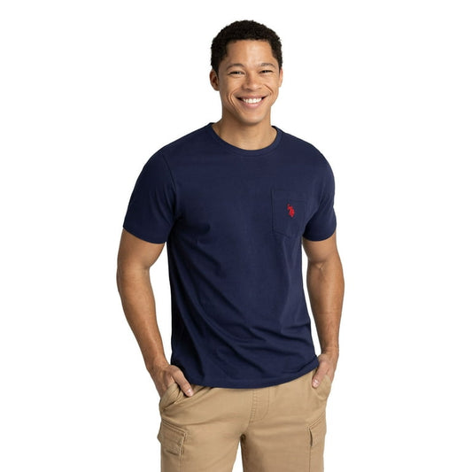 Franela Polo Básica Con Bolsillo Para Hombre