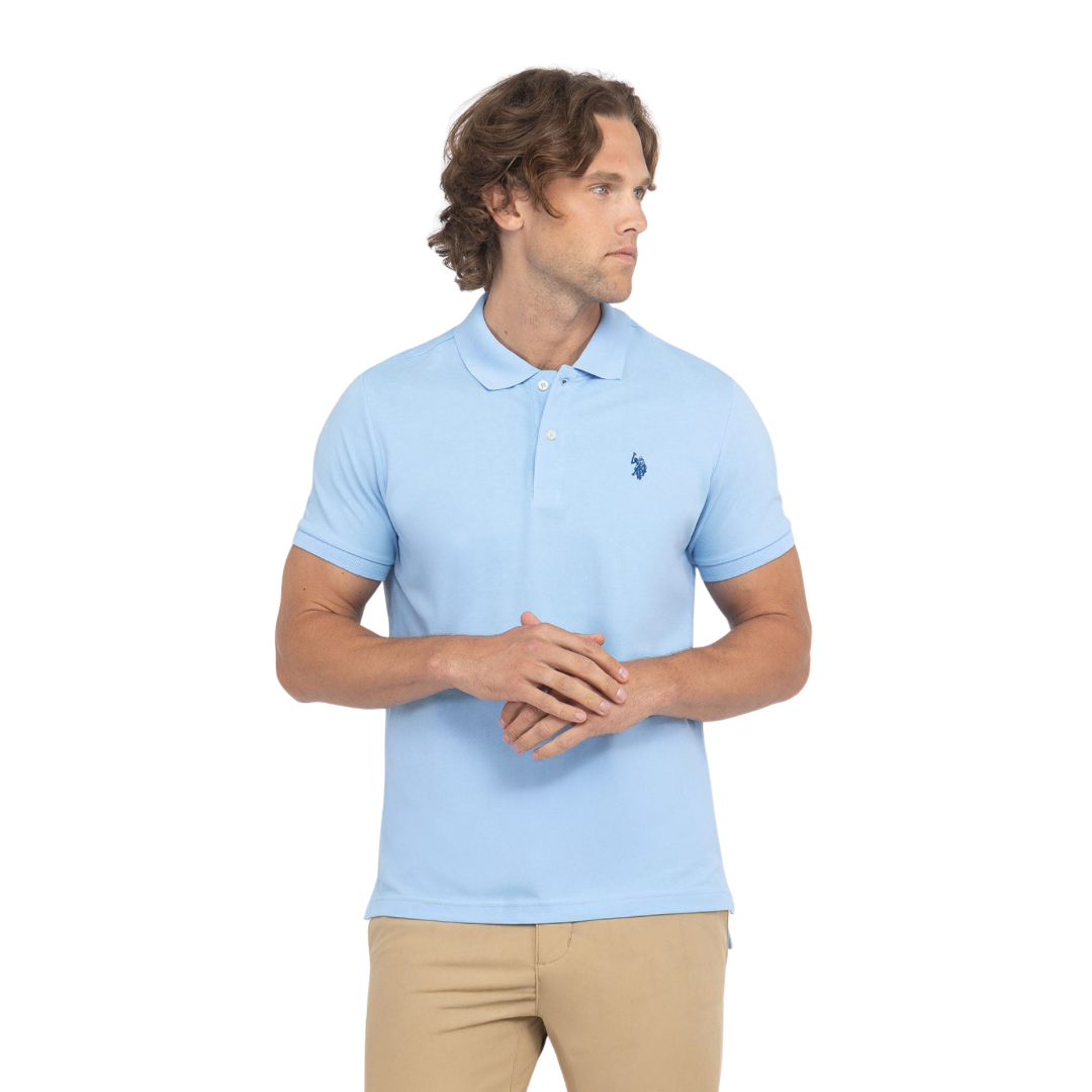 Chemise Polo Azul Cielo Para Hombre