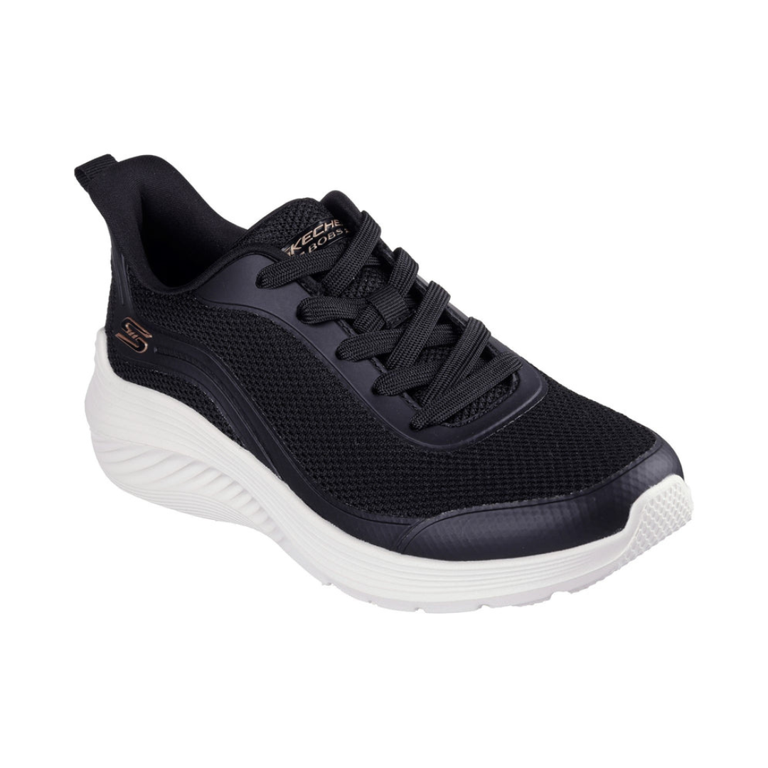 Zapatos Skechers BOBS Sport Squad Waves Negro Estilo y Confort Superior