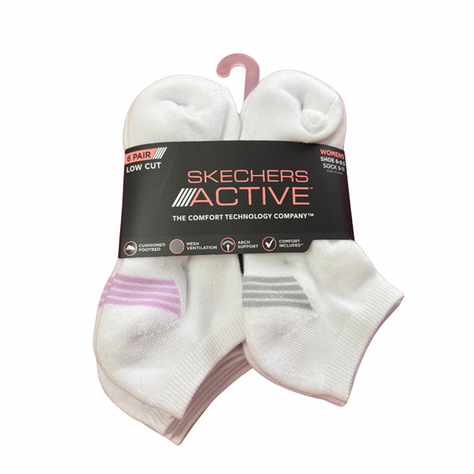 Paquete 6 Pares de Medias Skechers Active