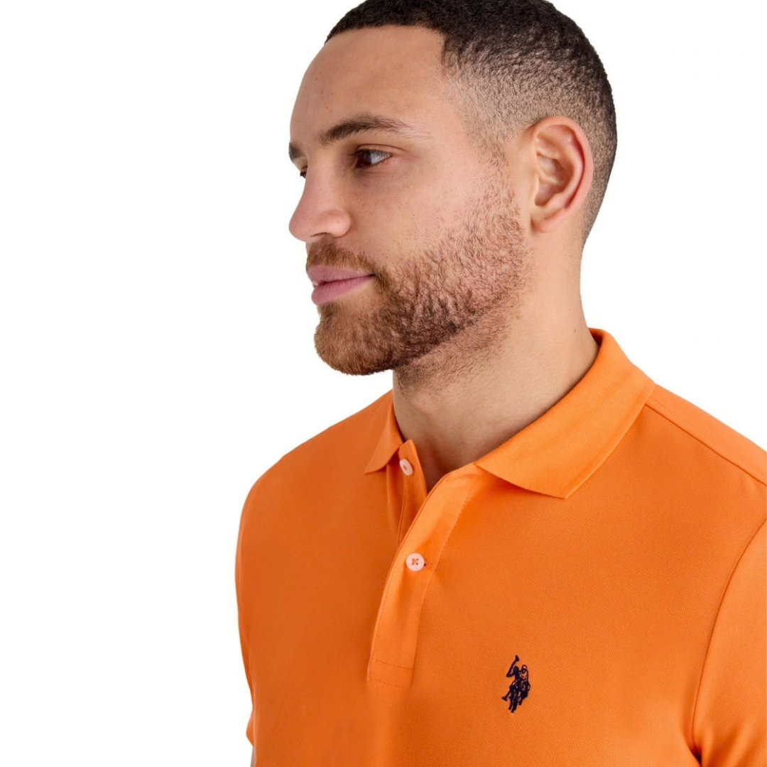 Chemise U.S. Polo Assn. Naranja Para Hombre