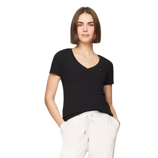 Franela Tommy Hilfiger Negra Para Mujer