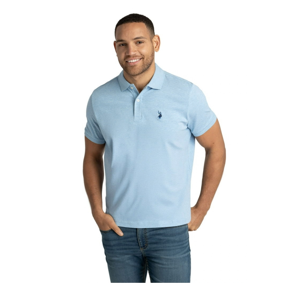 Chemise U.S. Polo Assn. Azul Claro Jaspeado Para Hombre