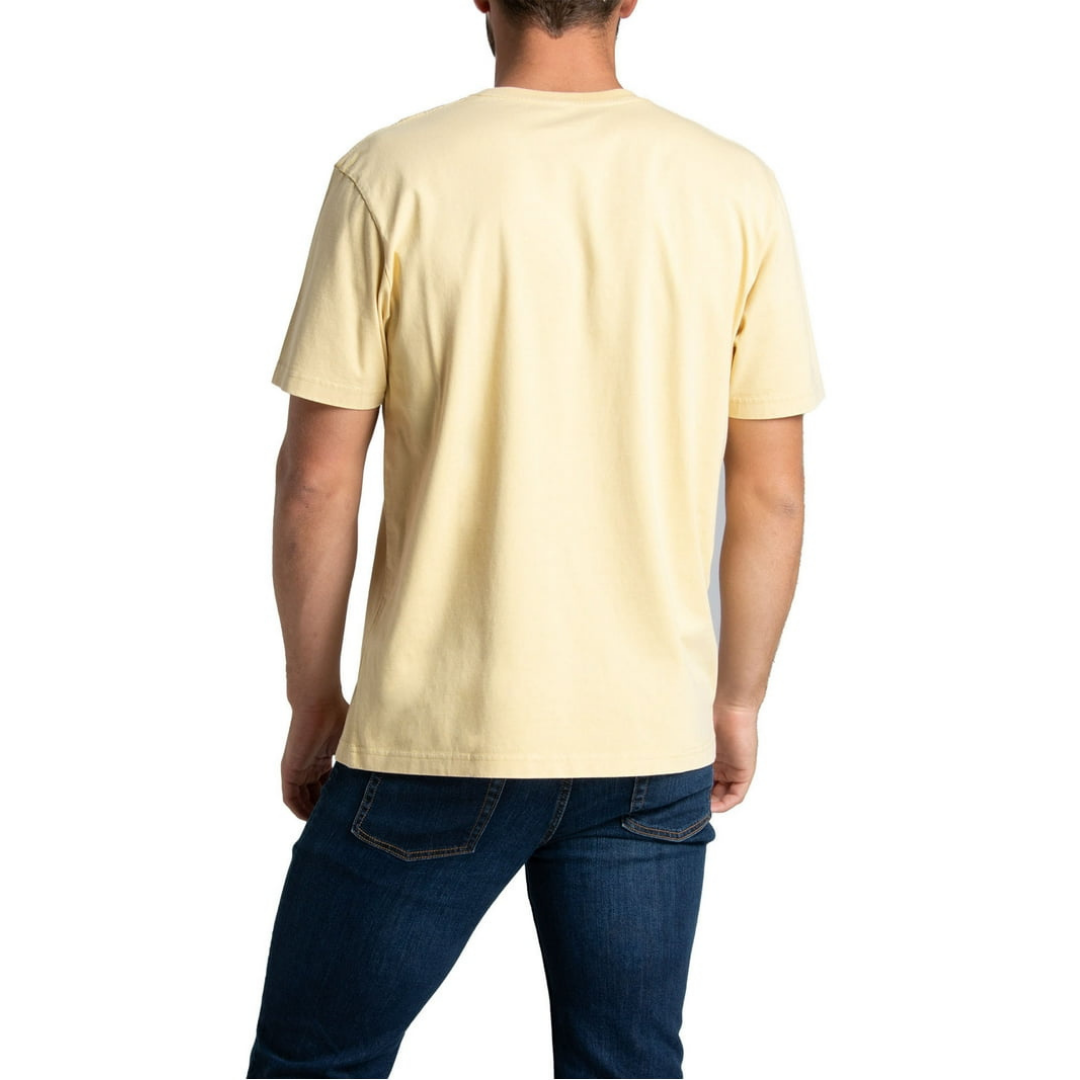 Franela Fruit of the Loom Garment Dyed Amarillo Trigo Para Hombre