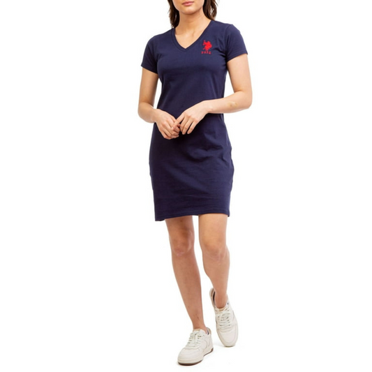 Vestido Polo Básico Para Mujer