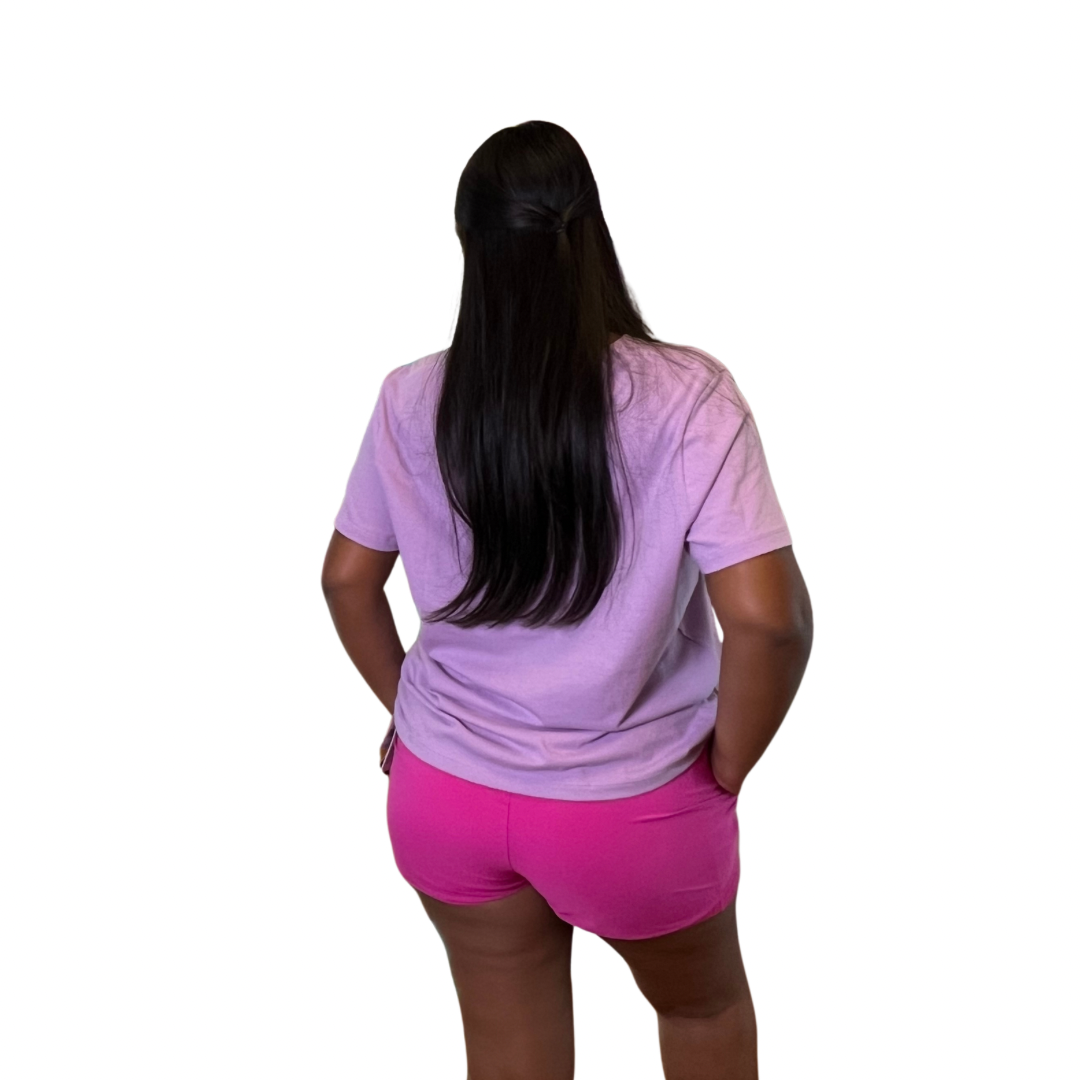 Short Polo Deportivo Casual Fucsia Con Bolsillos Para Mujer