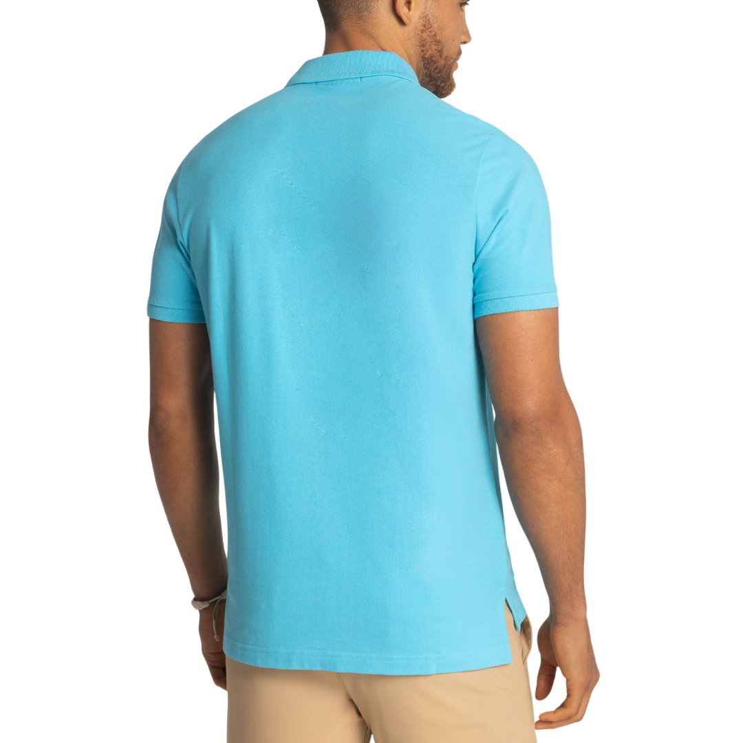 Chemise Polo Azul Río Agua Para Hombre
