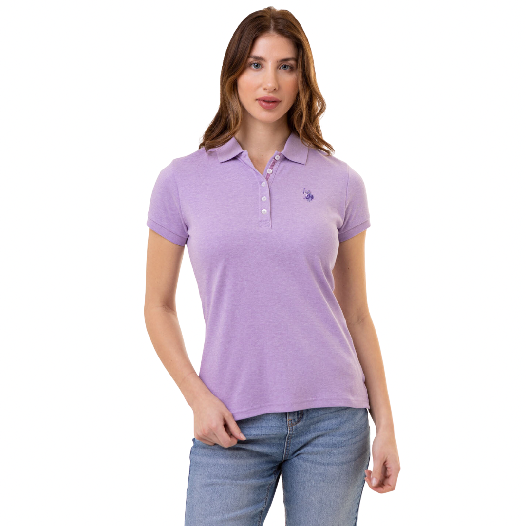 Chemise Polo Básica Para Mujer