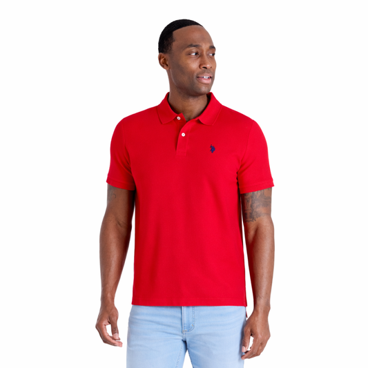 Chemise Polo Para Hombre Roja