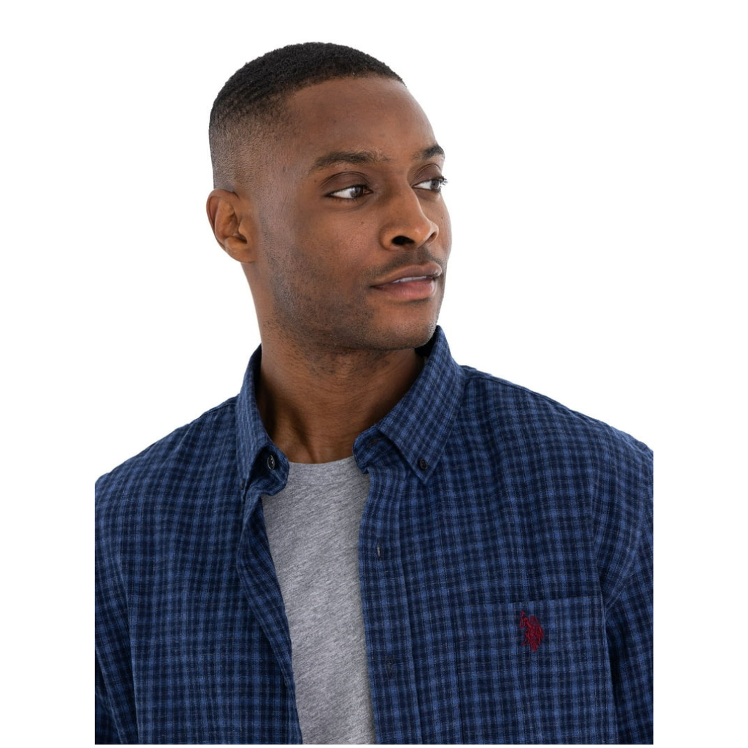 Camisa Polo Manga Larga Para Hombre